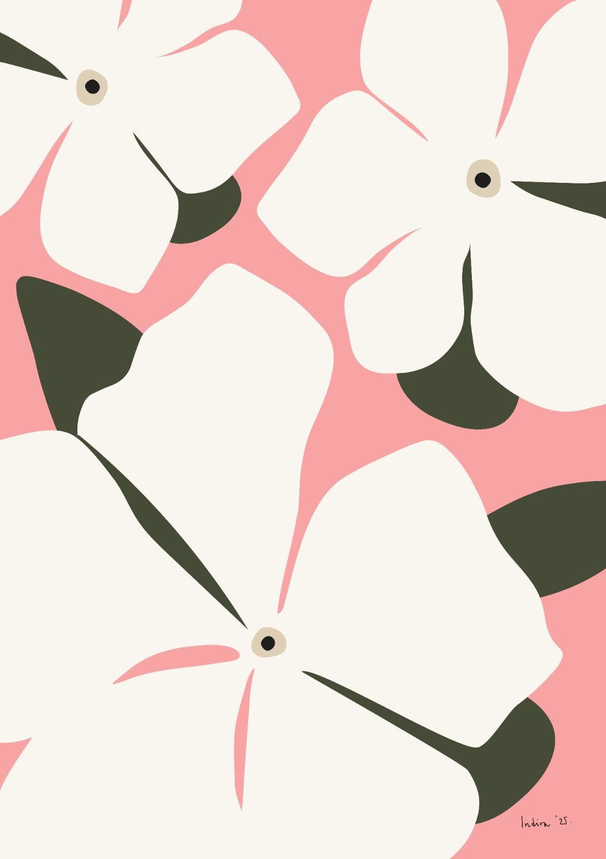 Pink tulips in a vase