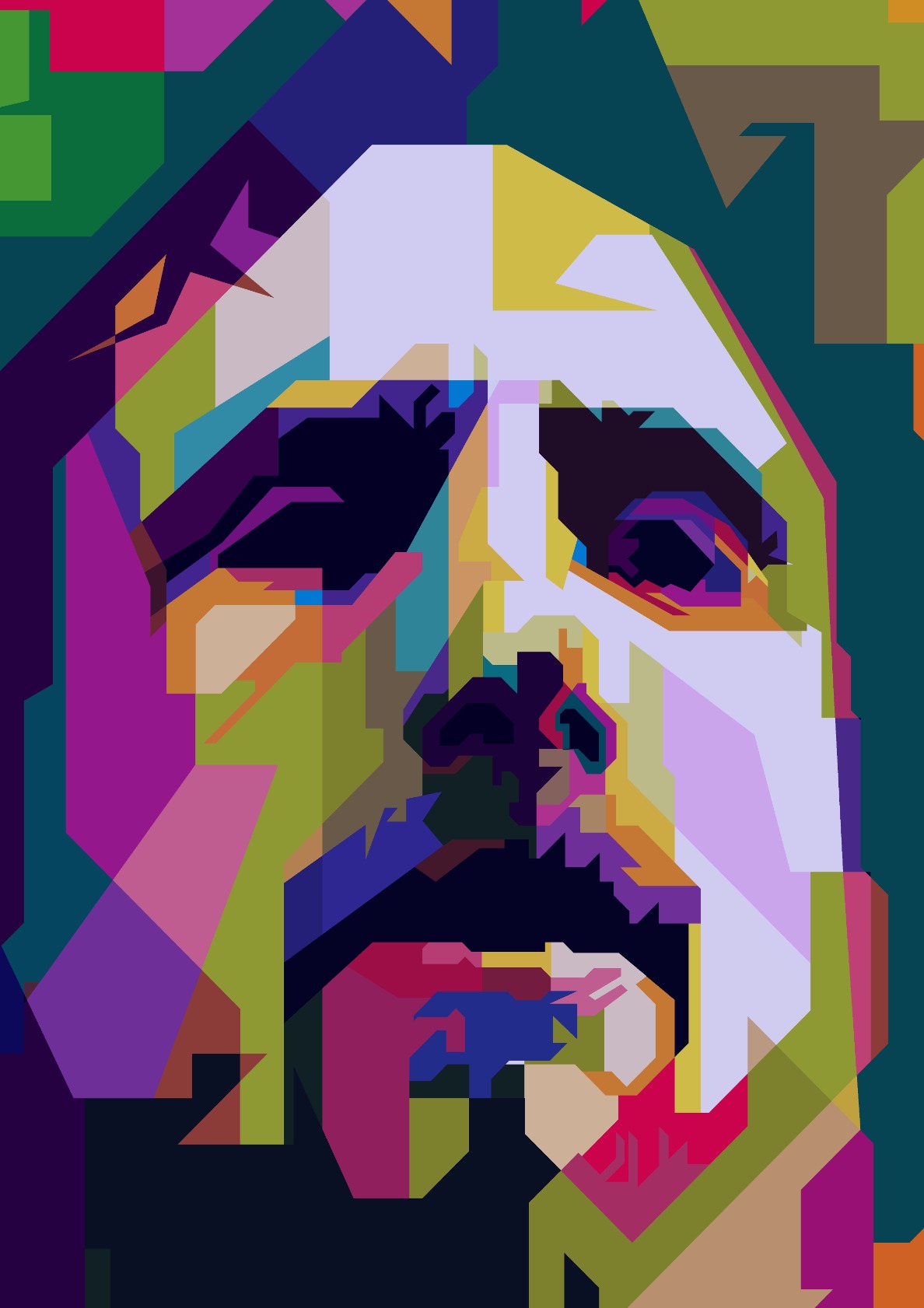 Zack De La Rocha Grunge Singer Pop Art WPAP