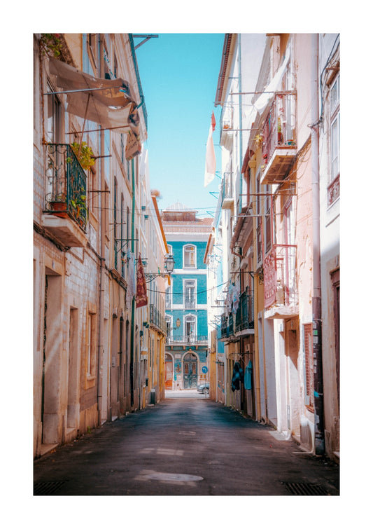 In the streets of Lisbon.