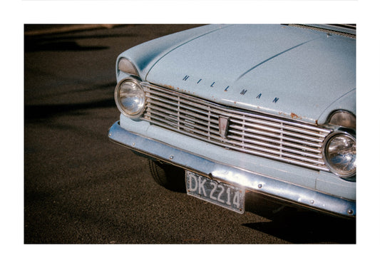 Car in the street, New Zealand