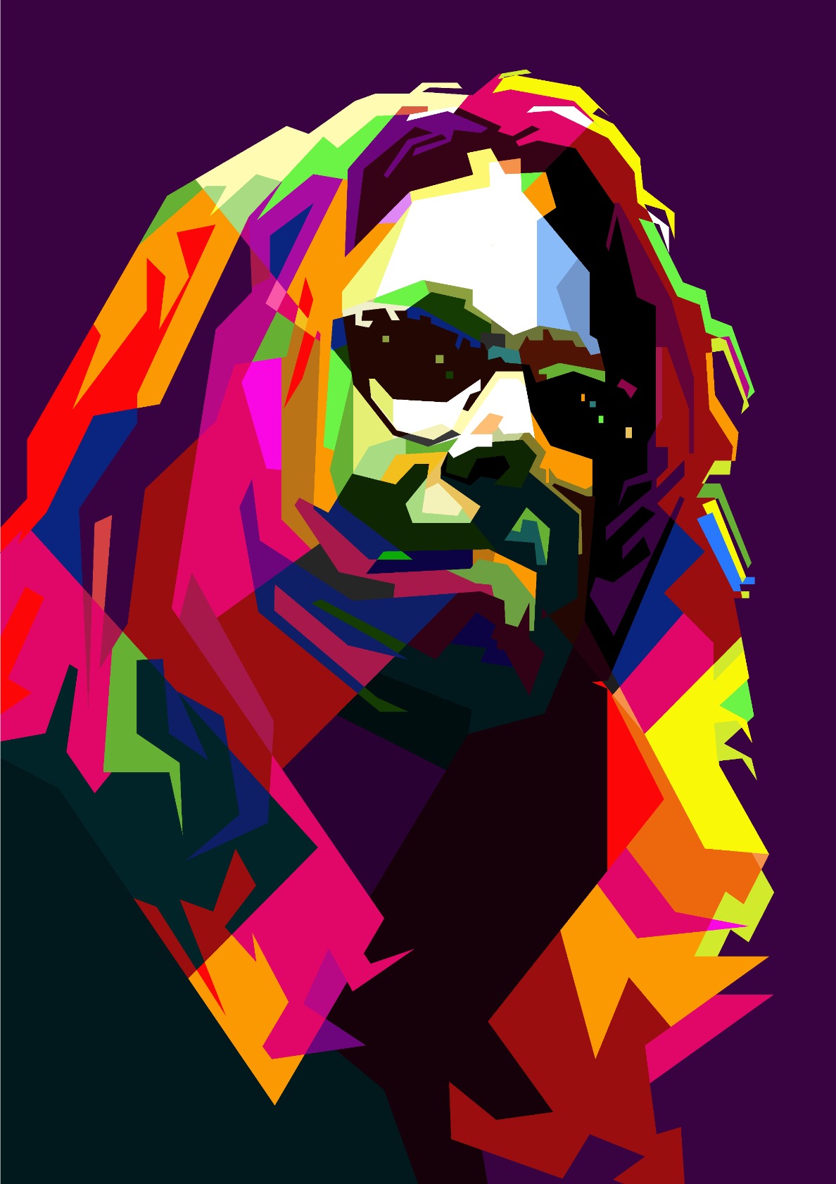 Ozzy Osbourne Black Sabbath Classic Rock Pop Art WPAP