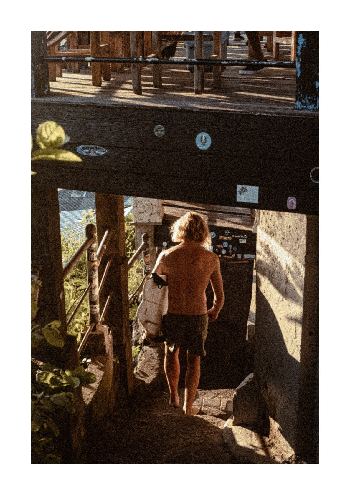 Sulubal beach before surfing, Uluwatu, Bali