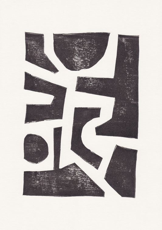 Linocut Abstract #5