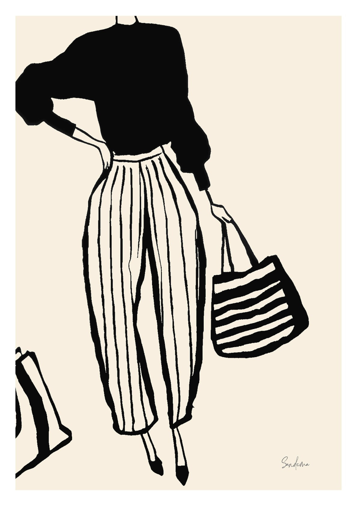 Stripes in the Rue de Passy