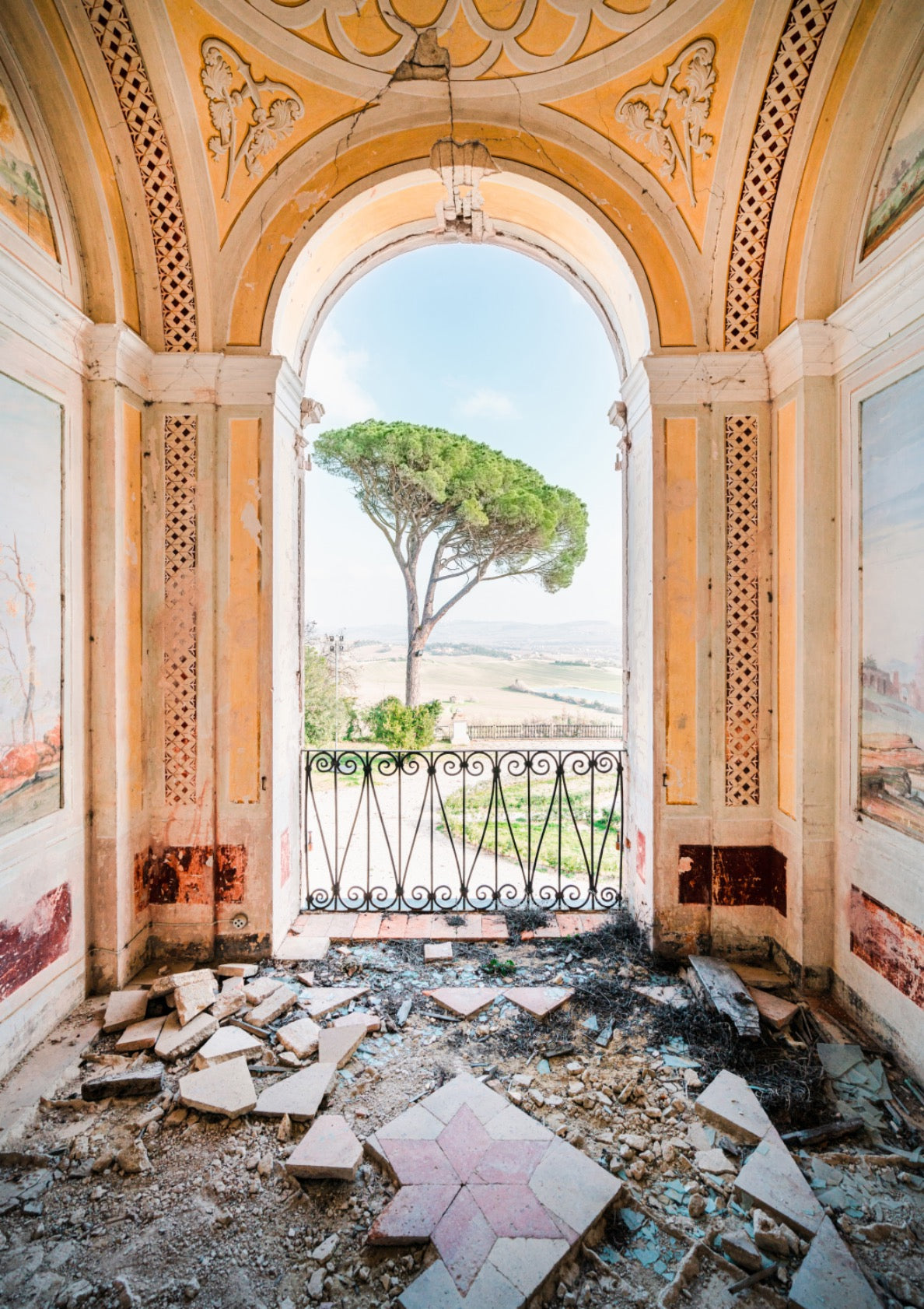 Abandoned Balcony with Beautiful Views