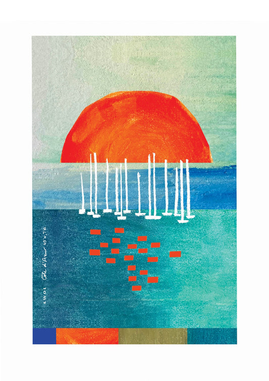 Mediterranean Sunrise Over The French Riviera