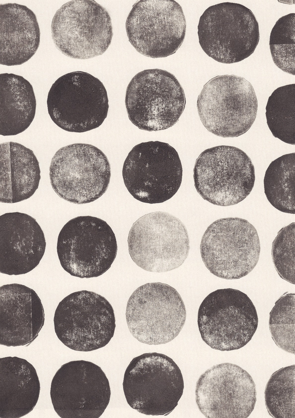 Linocut Circle Pattern