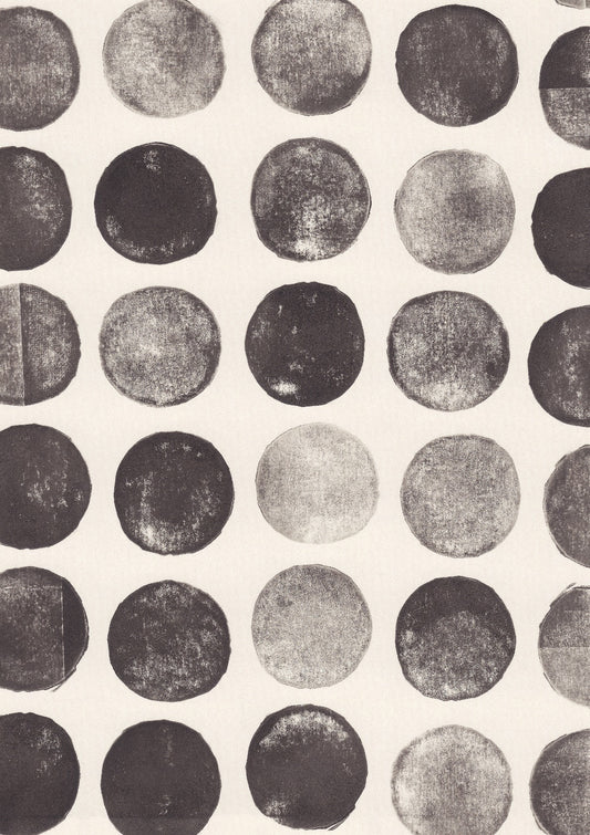 Linocut Circle Pattern