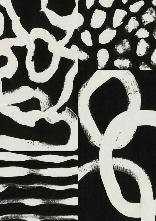 Black & White Abstract Collage #1