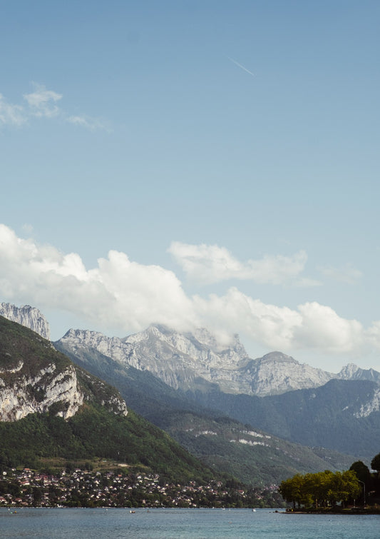 Mountains, Sky and Lake