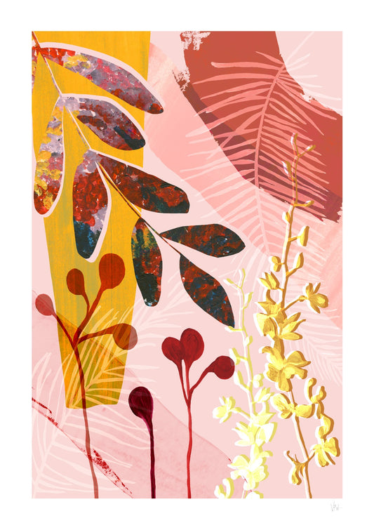 Terracotta Botanical Art Print