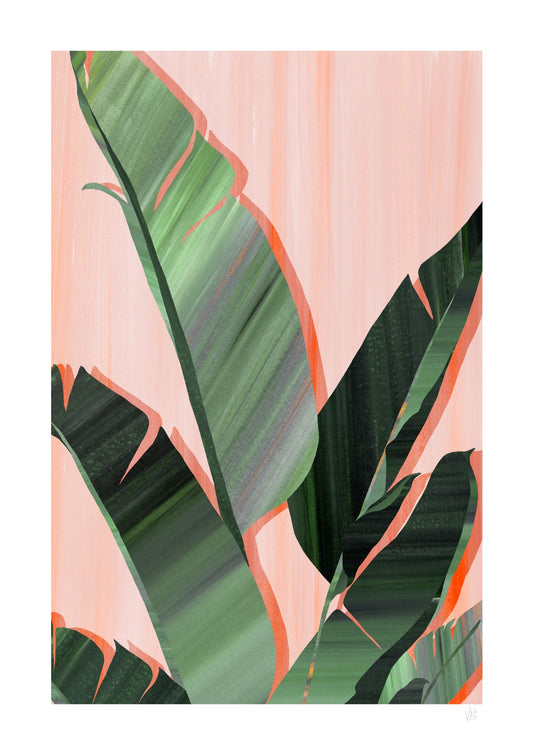 Banana Leaves Art Print