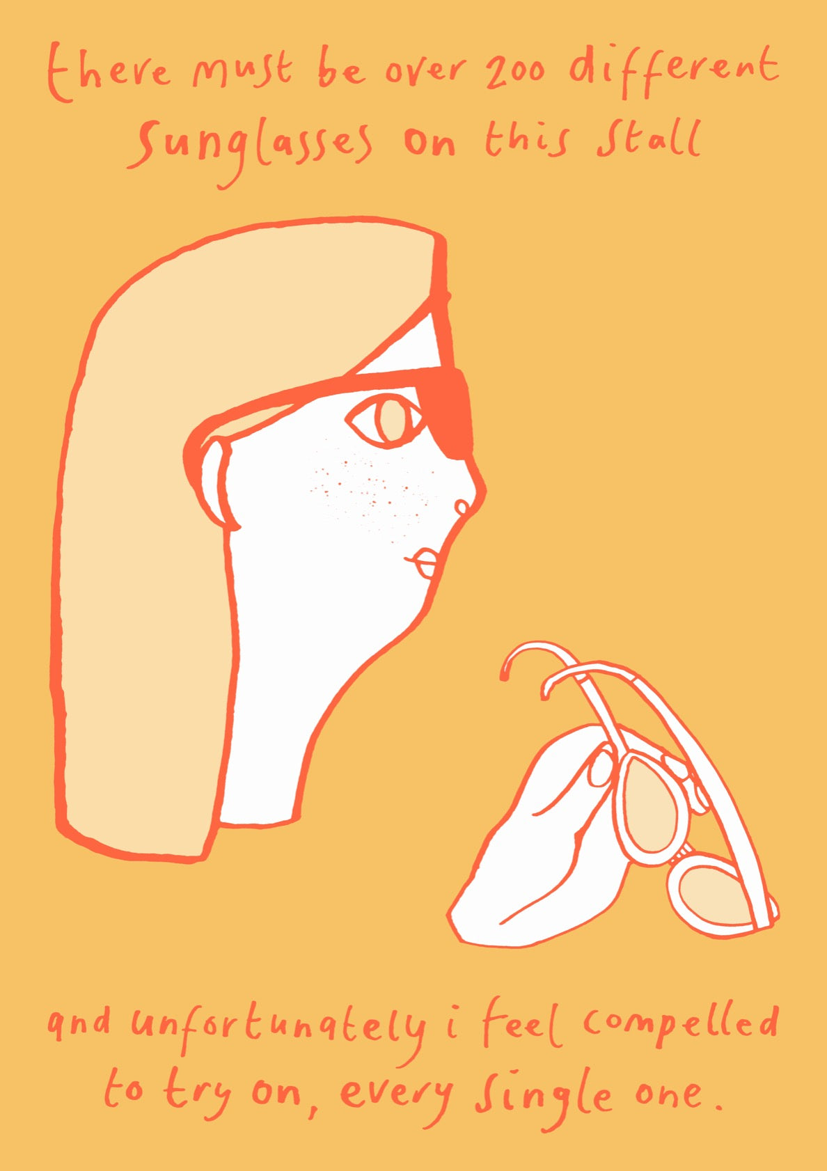 the sunglasses stall