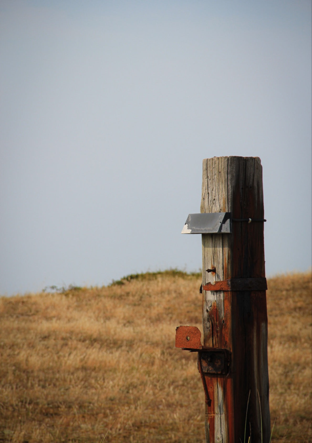 Wooden post