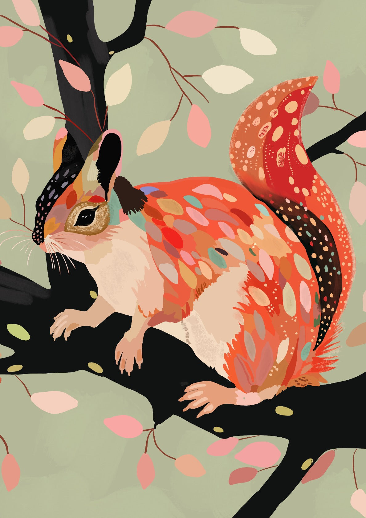 Squirrel In The Tree