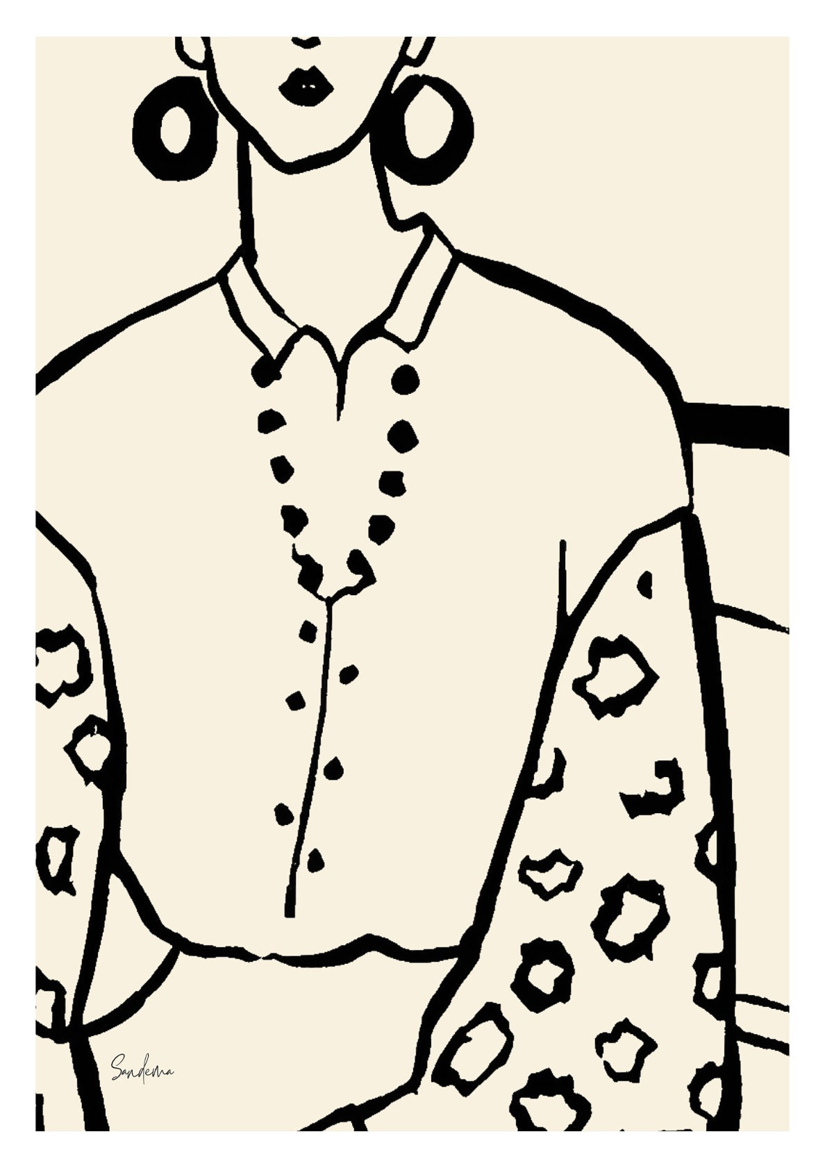 Earrings At l'Orangerie, Paris