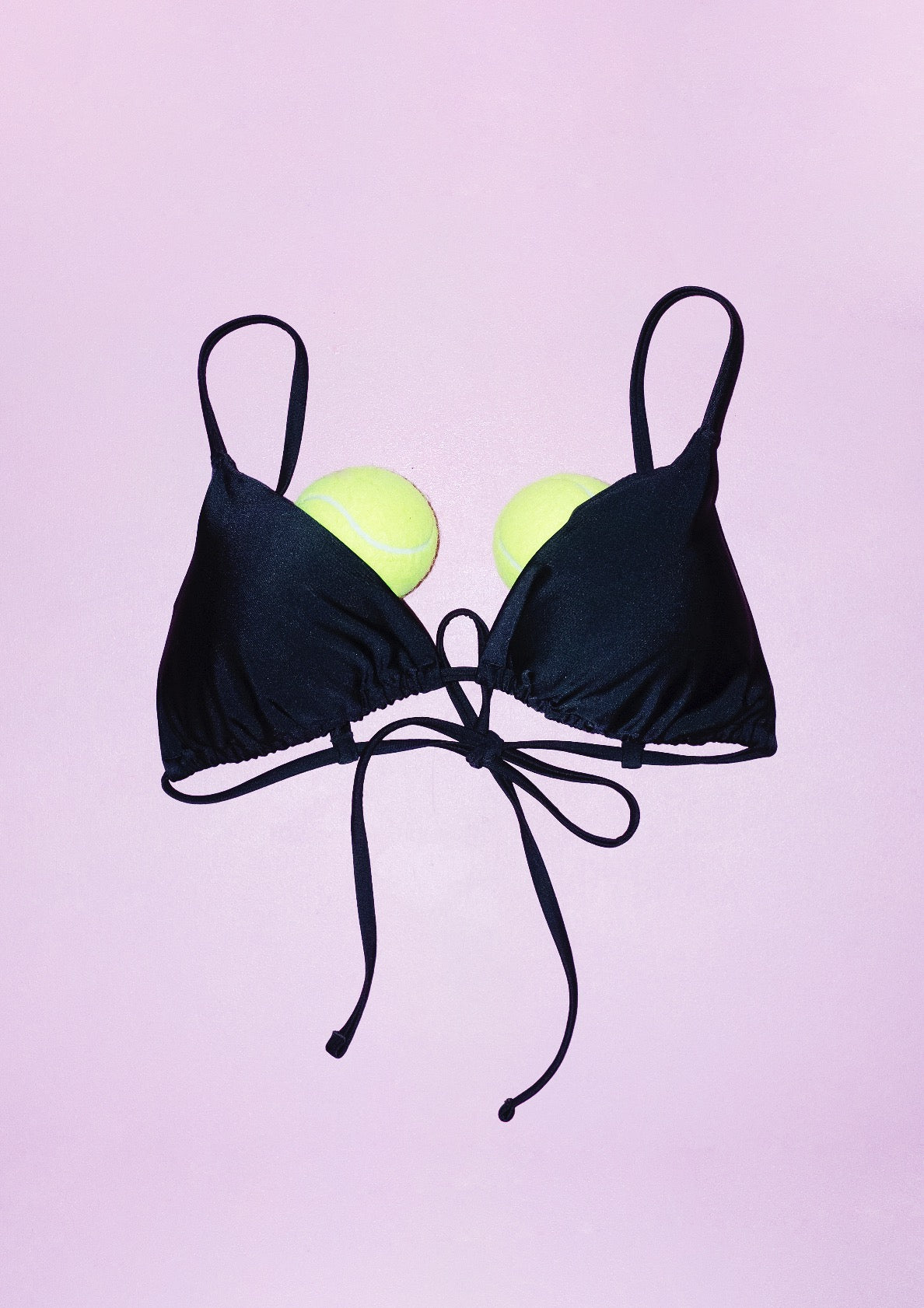 Playful contemporary tennis ball print