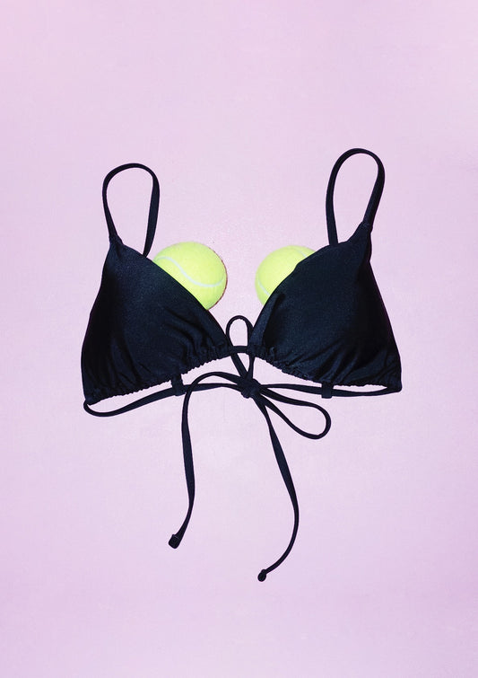 Playful contemporary tennis ball print