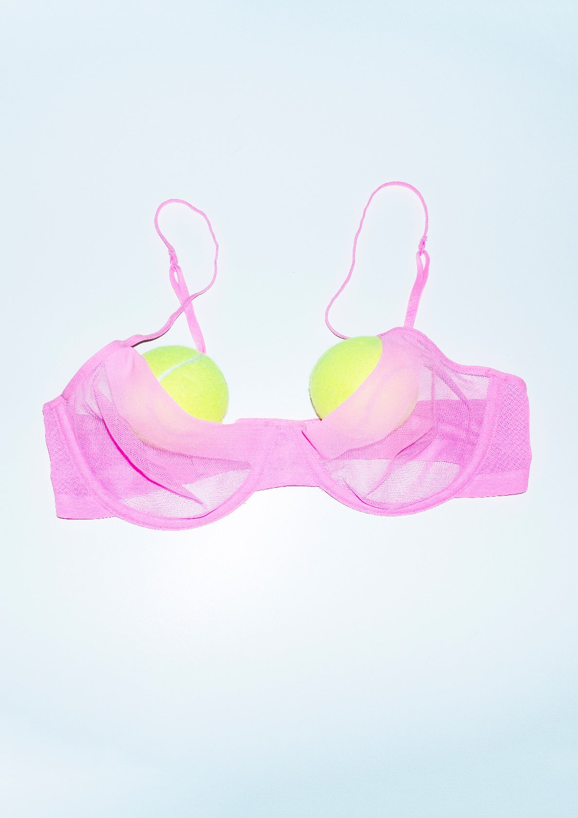 Playful contemporary tennis ball print