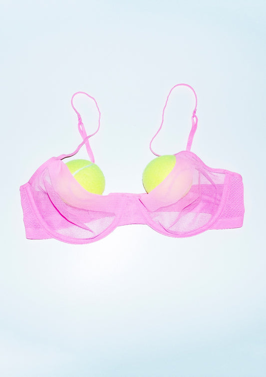 Playful contemporary tennis ball print