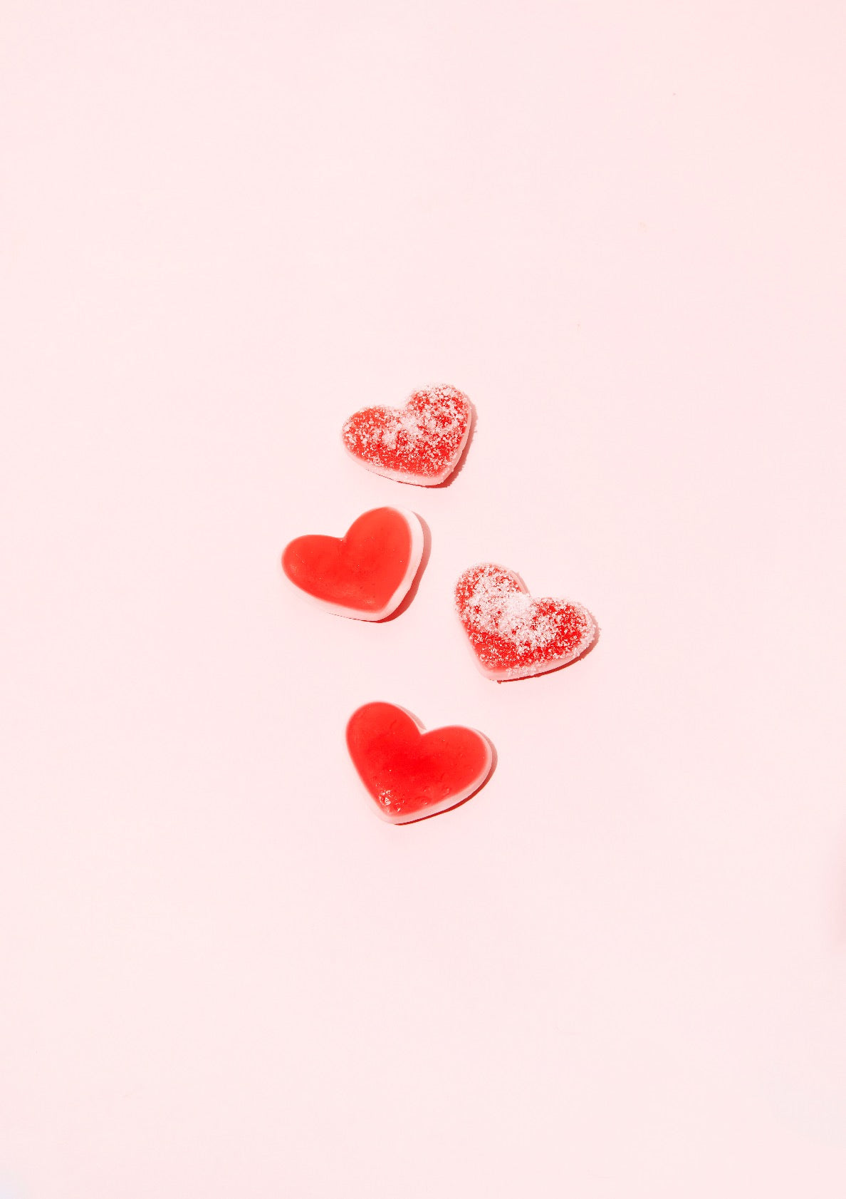 Contemporary pop art heart sugar candy print