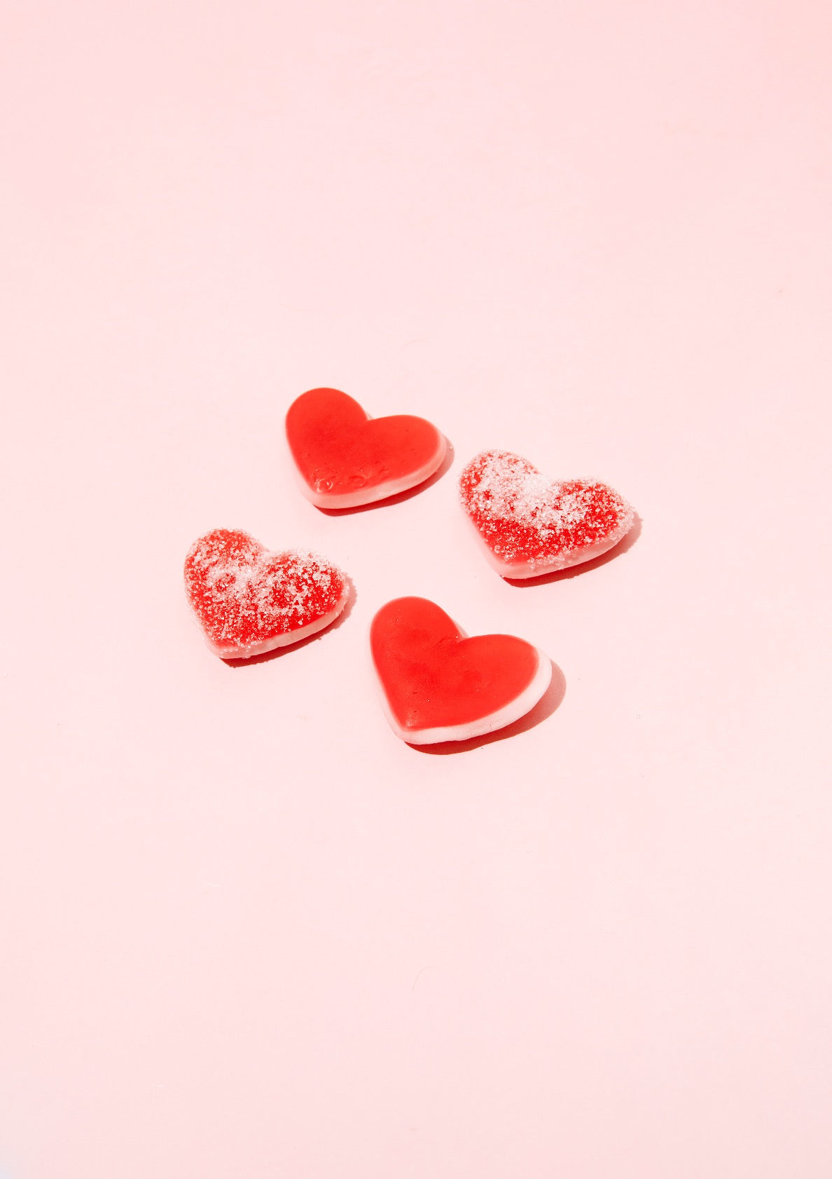 Contemporary pop art heart sugar candy print