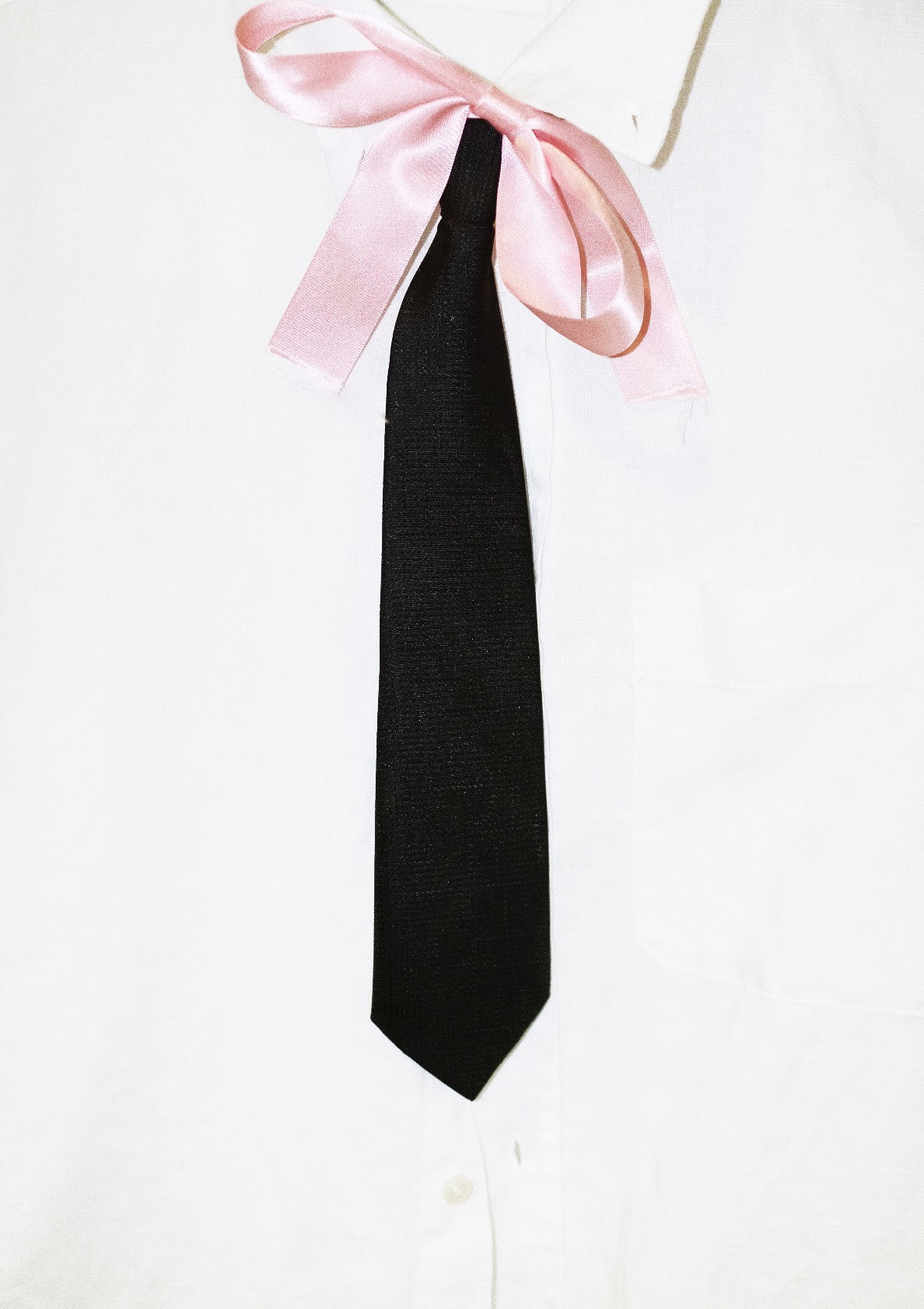 Playful contemporary silk ribbon bow and tie print