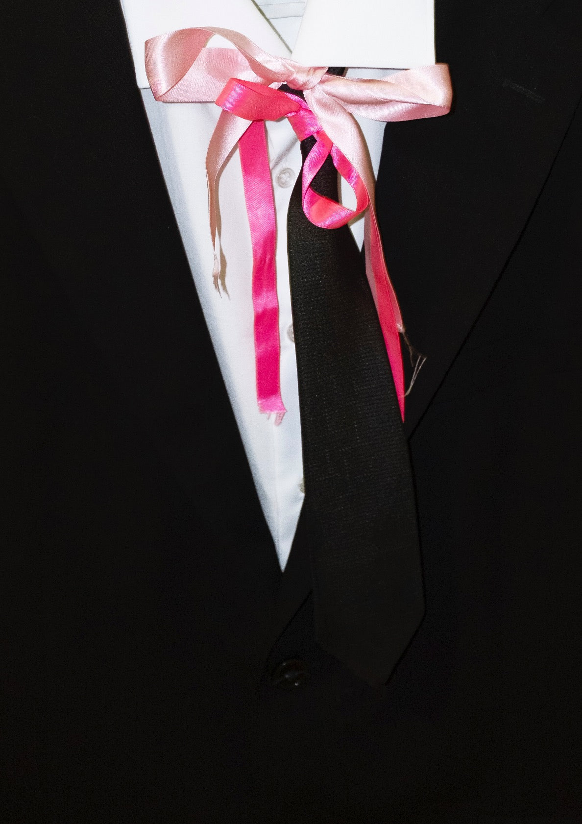 Playful contemporary silk ribbon bow and tie print
