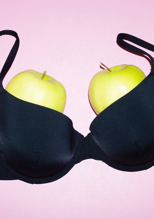 Playful contemporary pop art apple fruit print