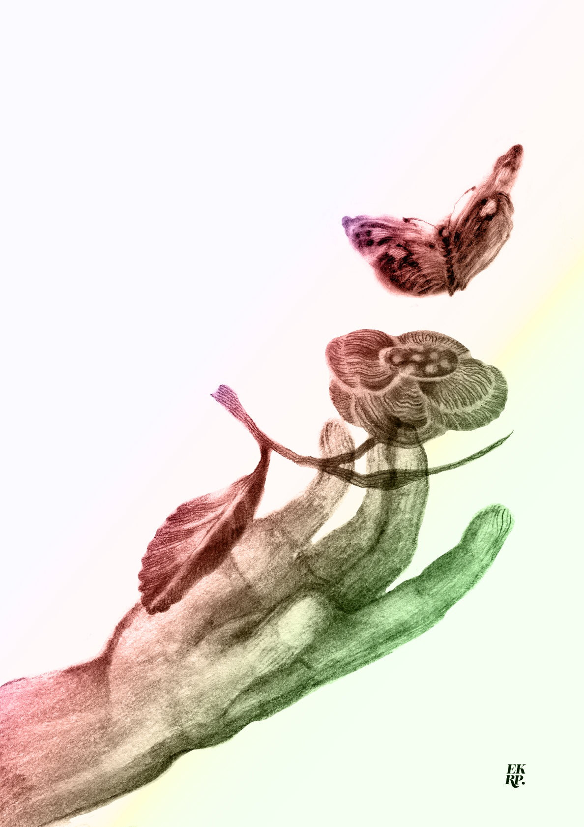 Hands of Creation : Serenity in the Palm of your Hand ( colour version )