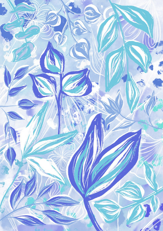 Blue wild botanicals