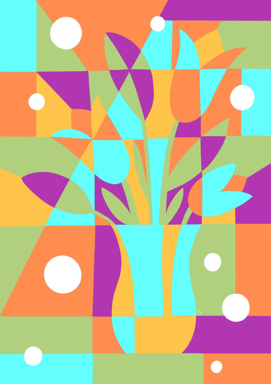 Bold Geometric kitchen