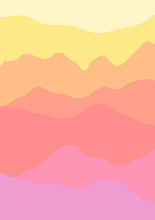 Pastel mountains