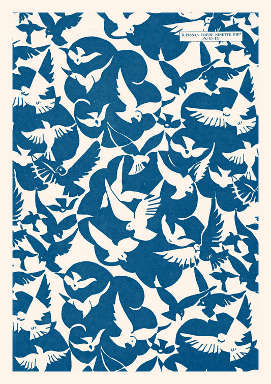 Flock o Birds - Art Nouveau