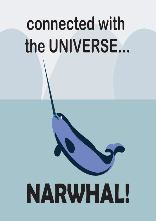 Narwhal Connected With The Universe Narwhal
