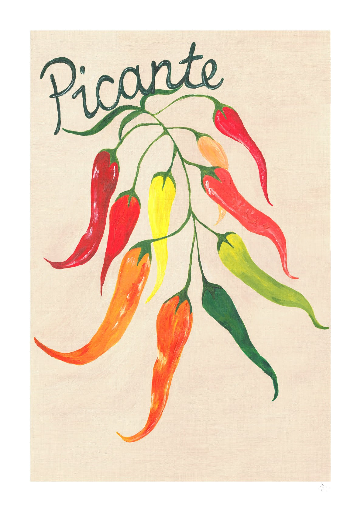 Picante Chillies Print