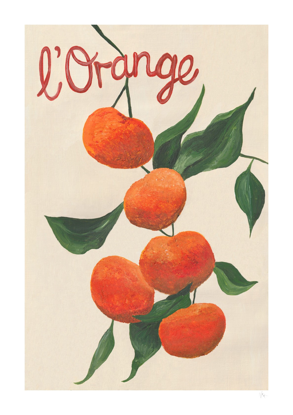 L'Orange Fruit Print
