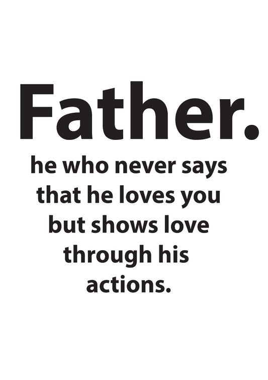 Fathers Day Quote Typography Happy Fathers Day