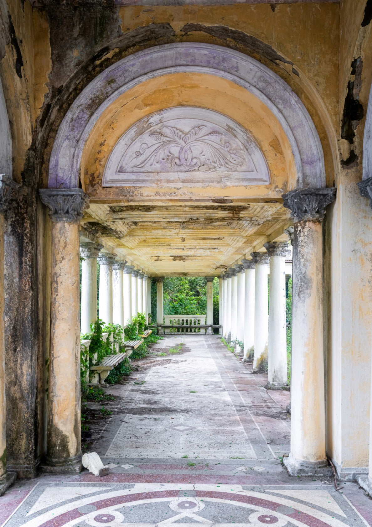 Hallway in Abandoned Train Station