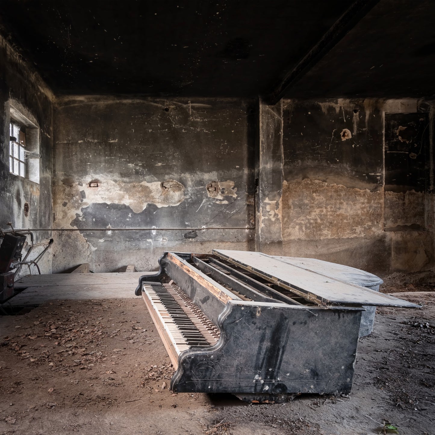 Dark and Abandoned Piano