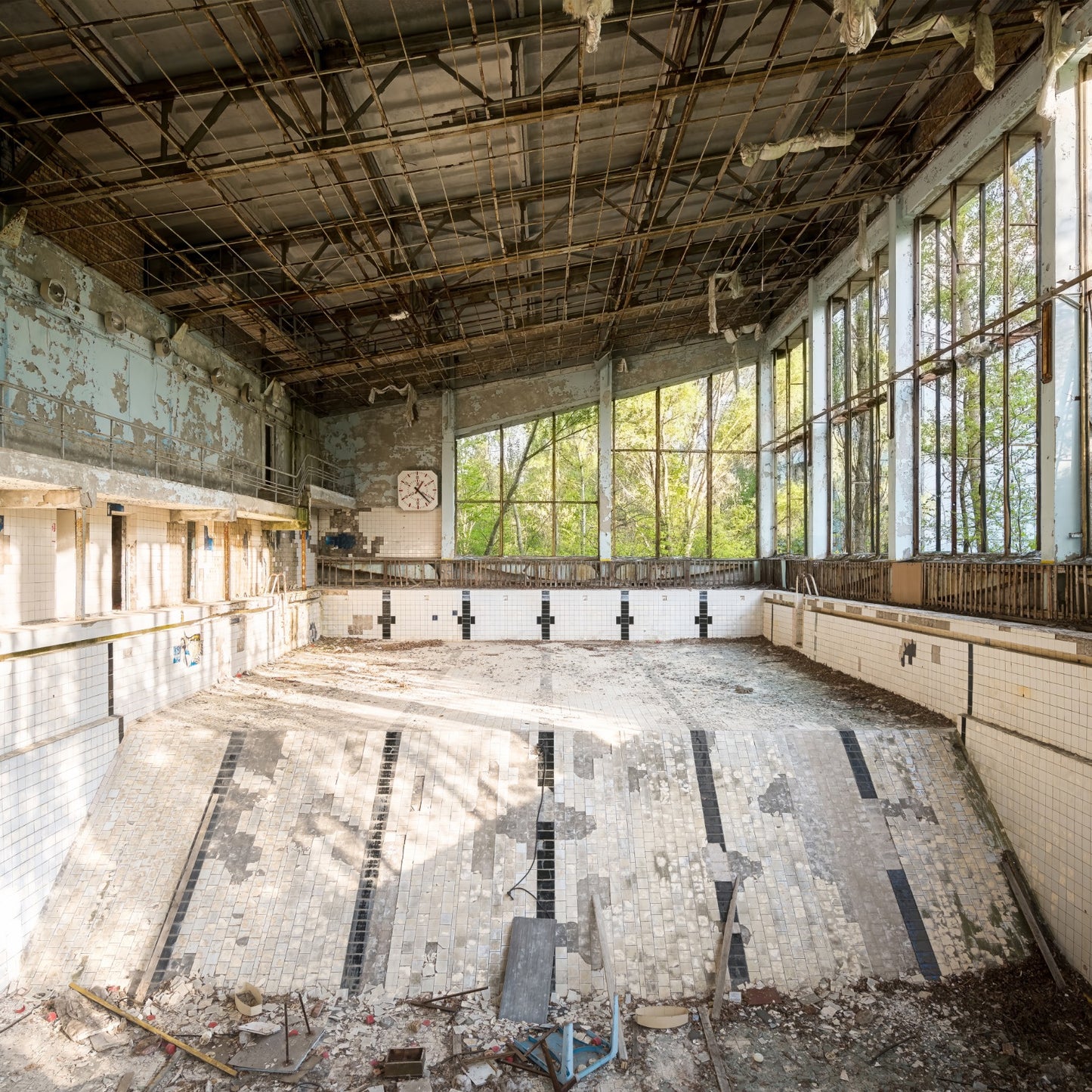 Abandoned Swimming Pool in Chernobyl
