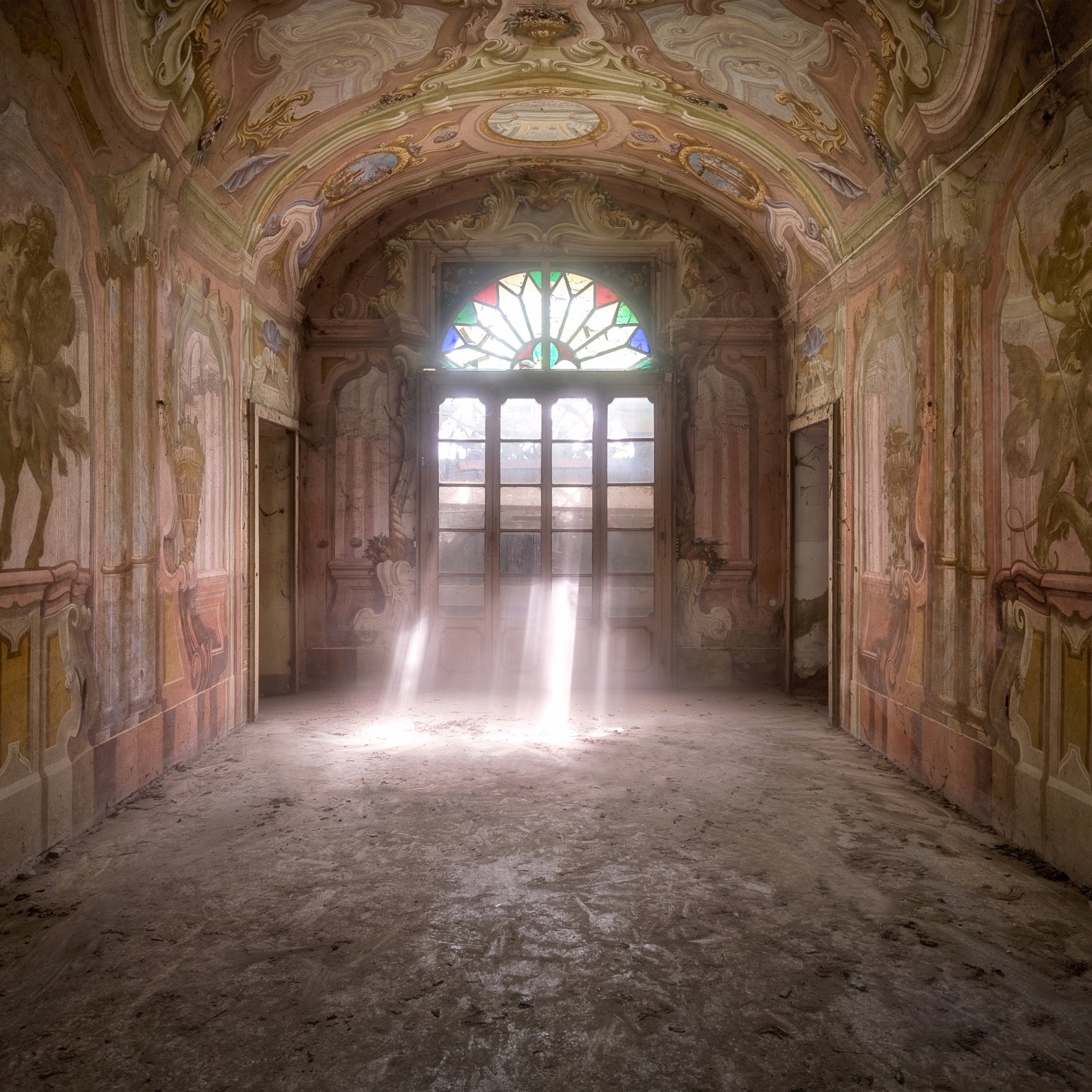 Beautiful Fresco in an Abandoned House