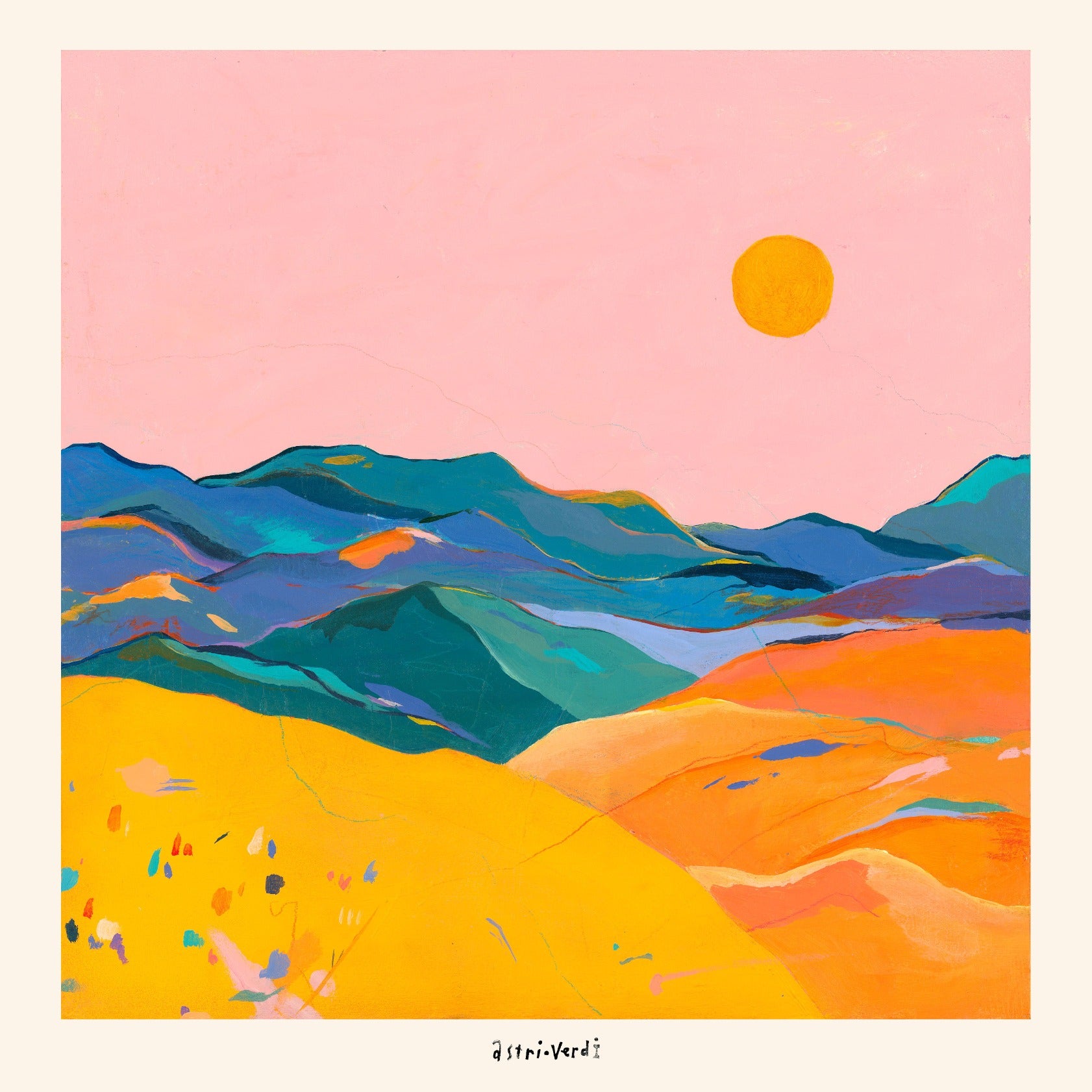 Sunrise in the Spanish Mountains