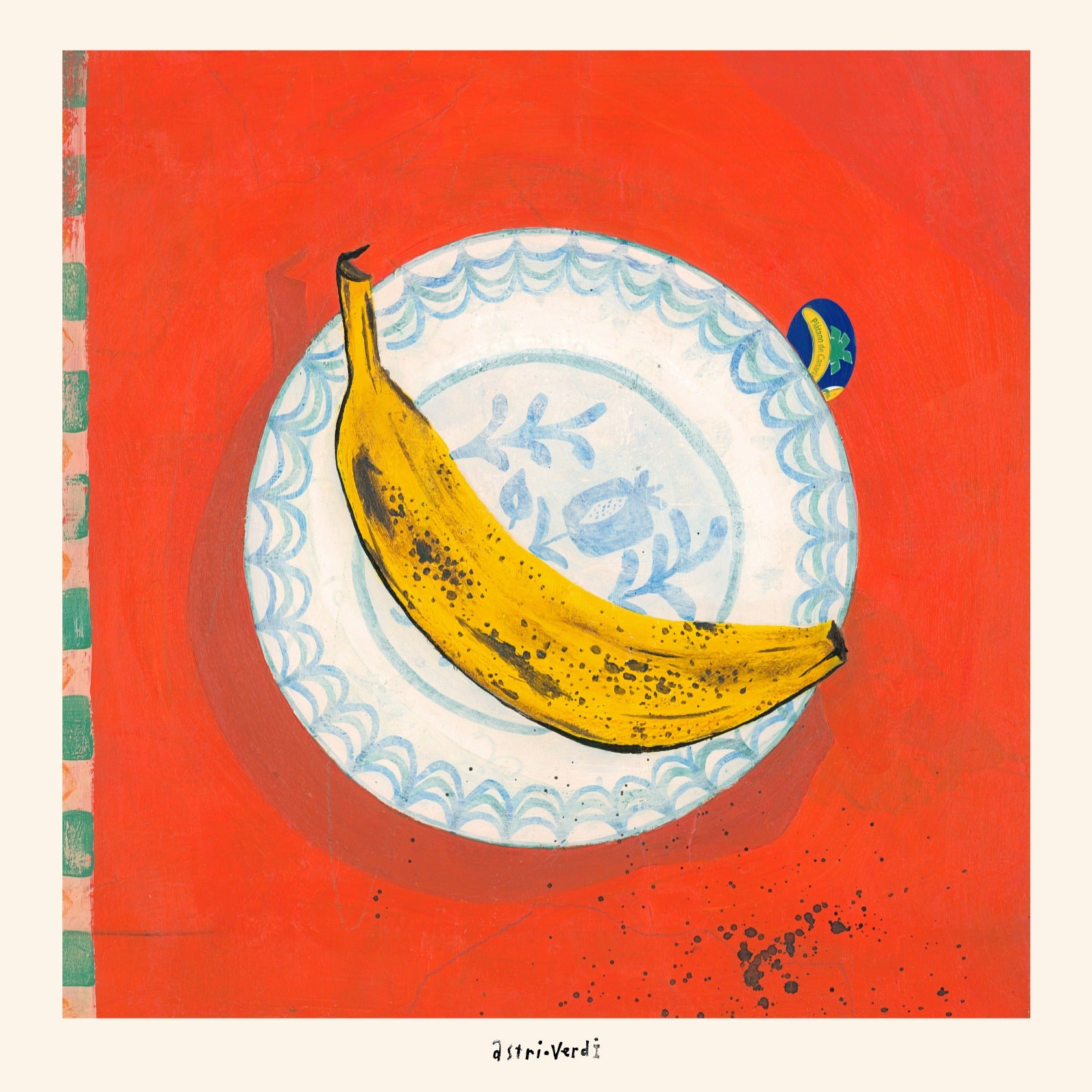 Canarian Banana on Andalusian Plate