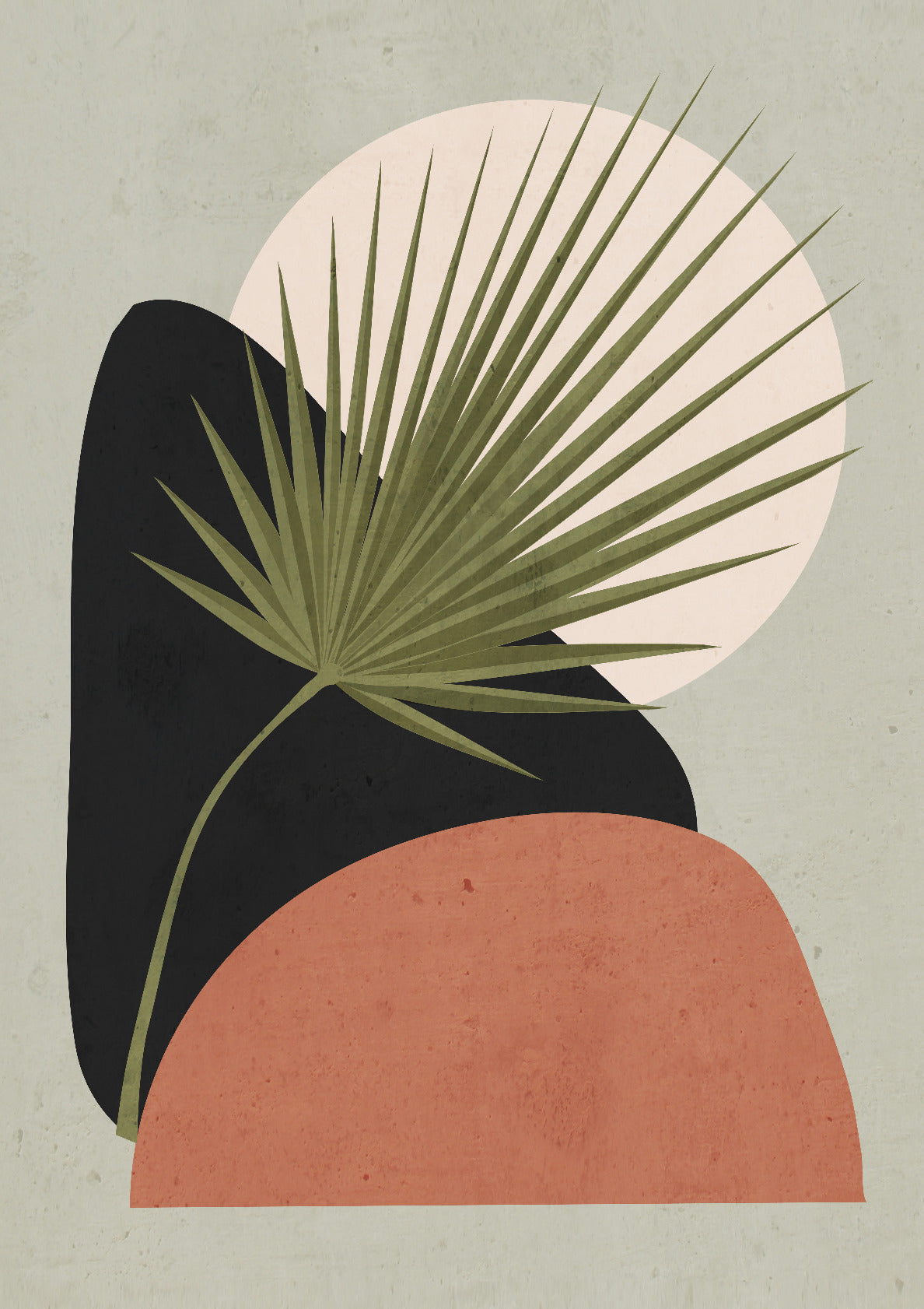 Tropical Leaf Abstract Art 5