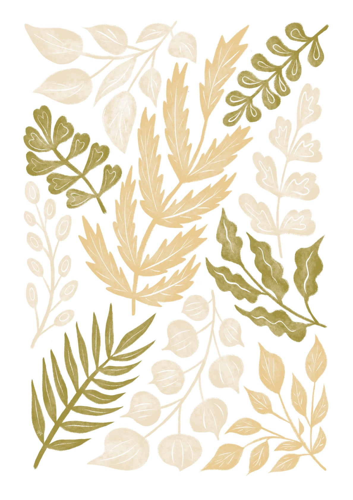 Beige branches