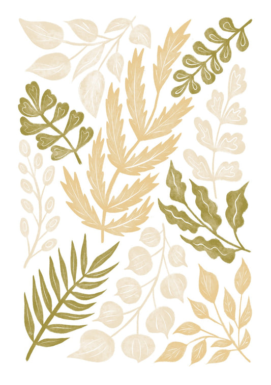 Beige branches