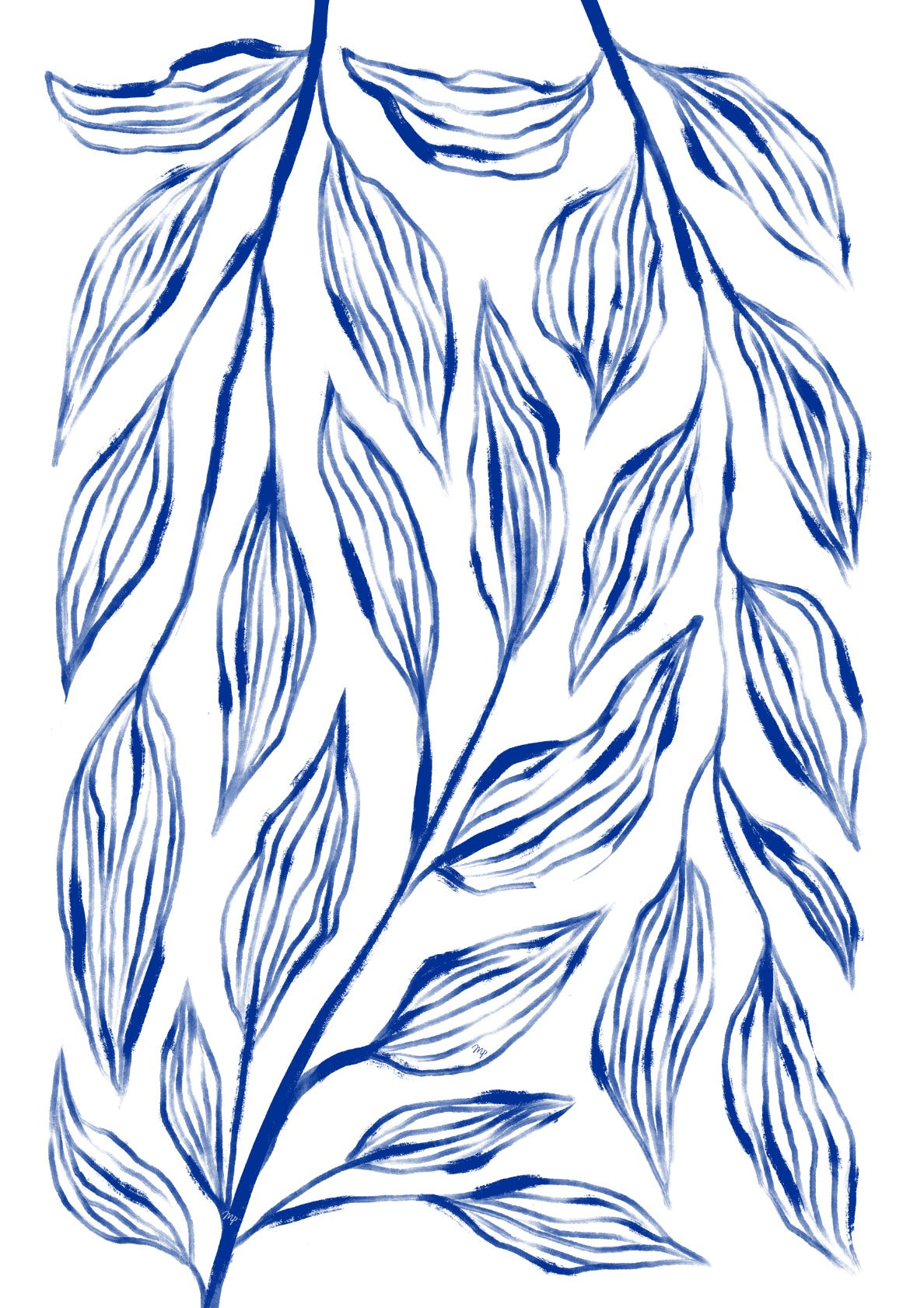 Blue ink grass