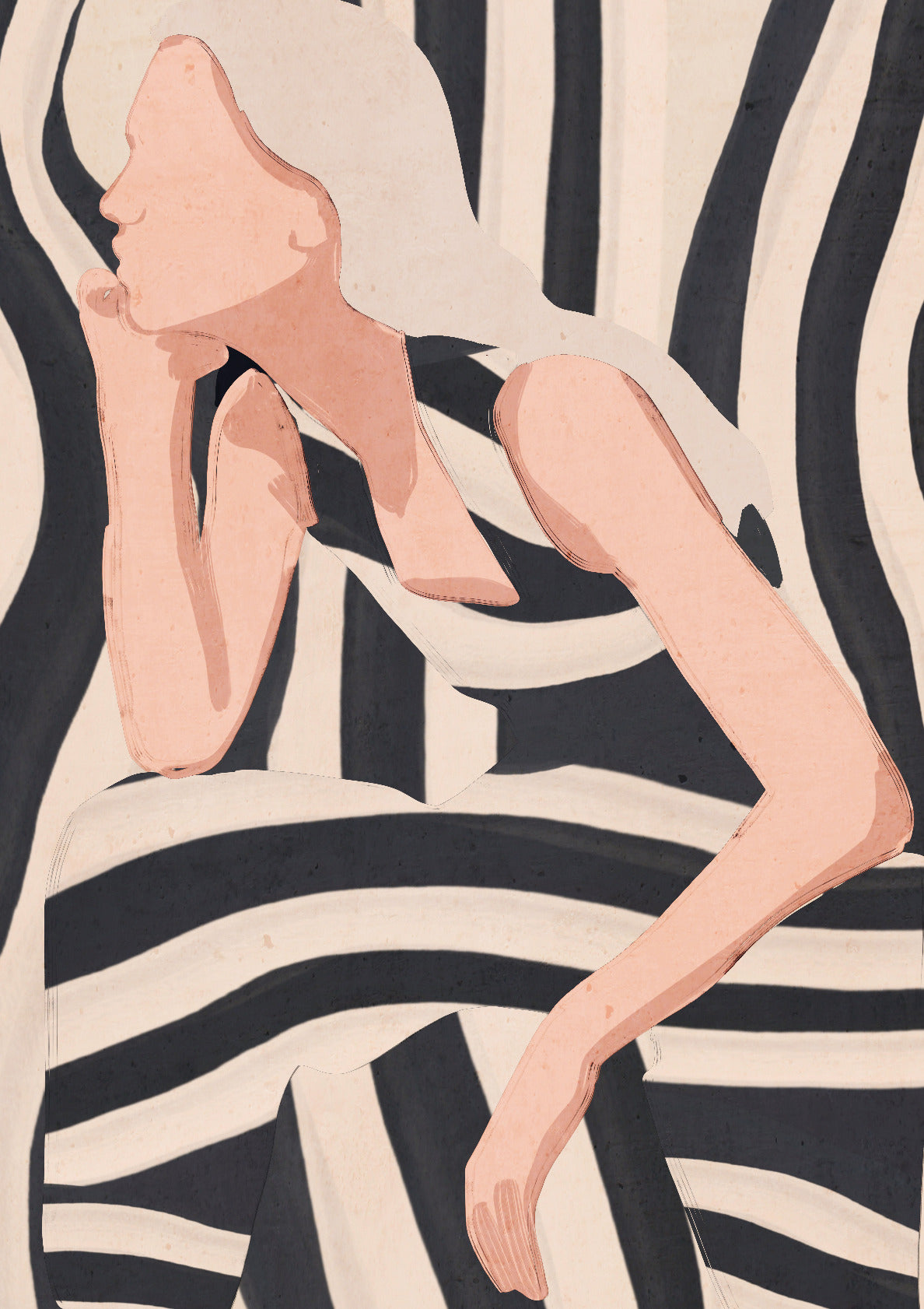 Abstract Art Female Figure