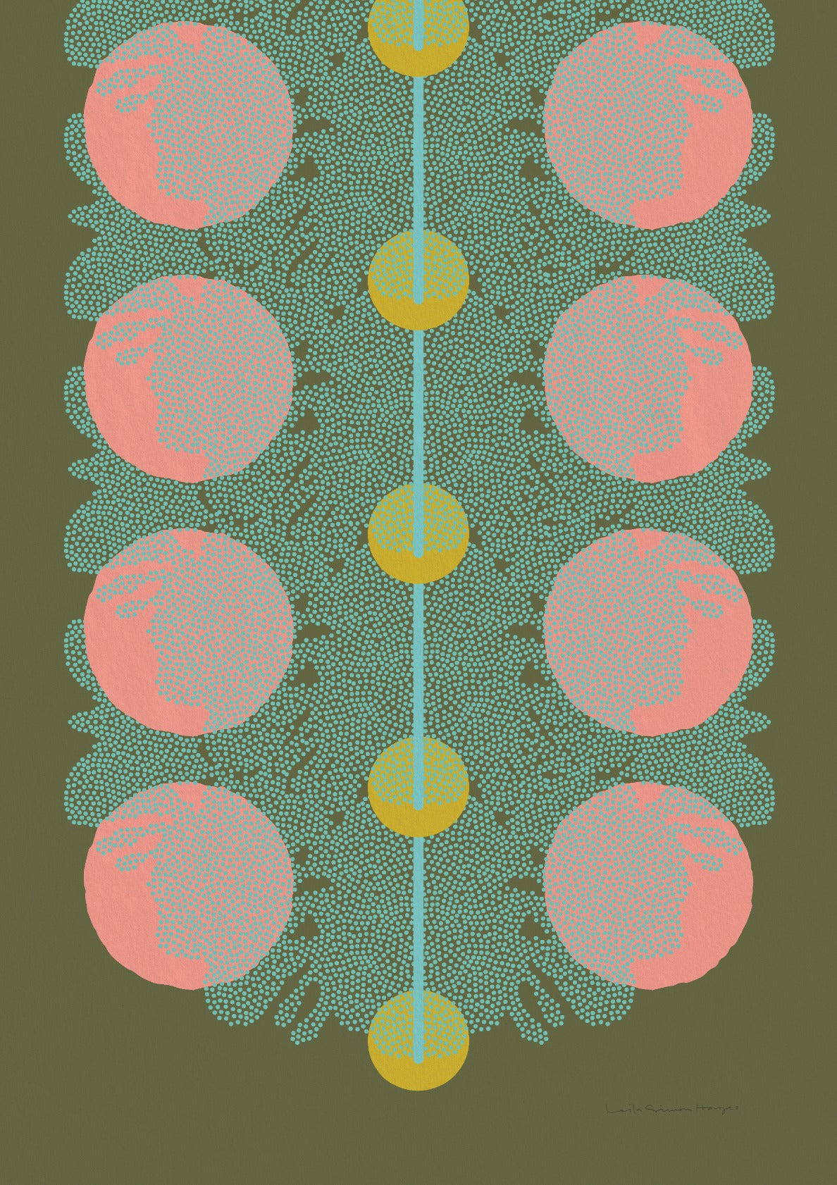 Cascade, olive green